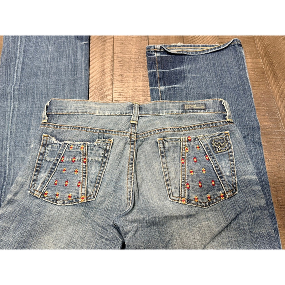Citizens of Humanity Ingrid Flare Jeans Women’s Size 27 Ditsy #191 Embroidered - Picture 6 of 10